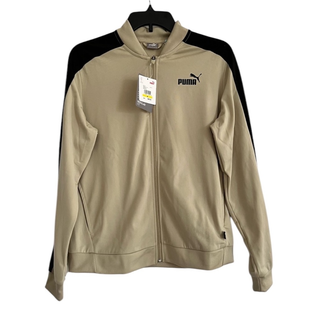 PUMA Baseball Tricot Suit Full Zip‎ Sweatshirt - Spray Green